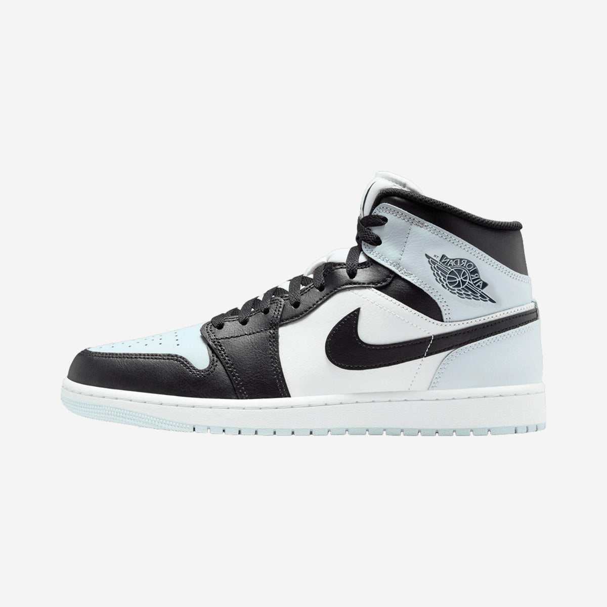 Jordan 1 Mid Black Aura Squadron Blue DQ8426-002 — Sneakers Air Jordan su LAB19