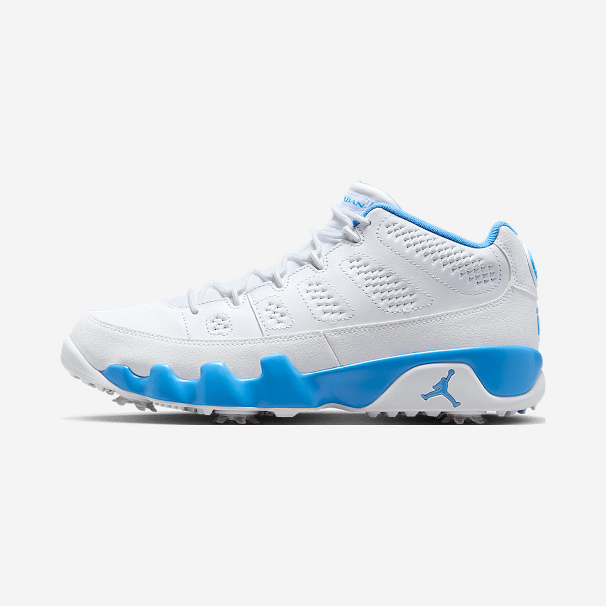 Jordan 9 Retro Low Golf White University Blue FJ5934-101 — Sneakers Air Jordan su LAB19