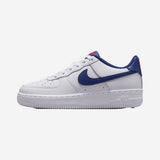 Nike Air Force 1 White Deep Royal Blue GS