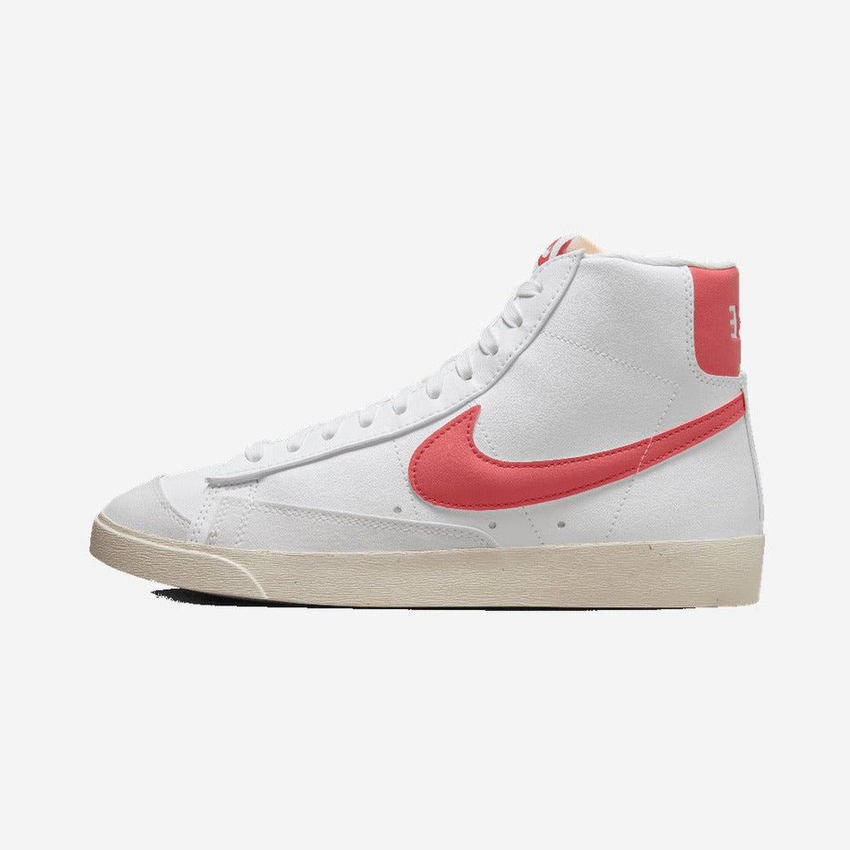 Nike Blazer Mid '77 Women's Shoes White/Red Stardust/Sail/Adobe