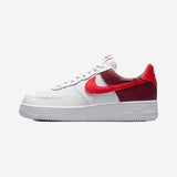 Nike Air Force 1 Low '07 White Light Crimson Gold Charm Bracelet (Women's)