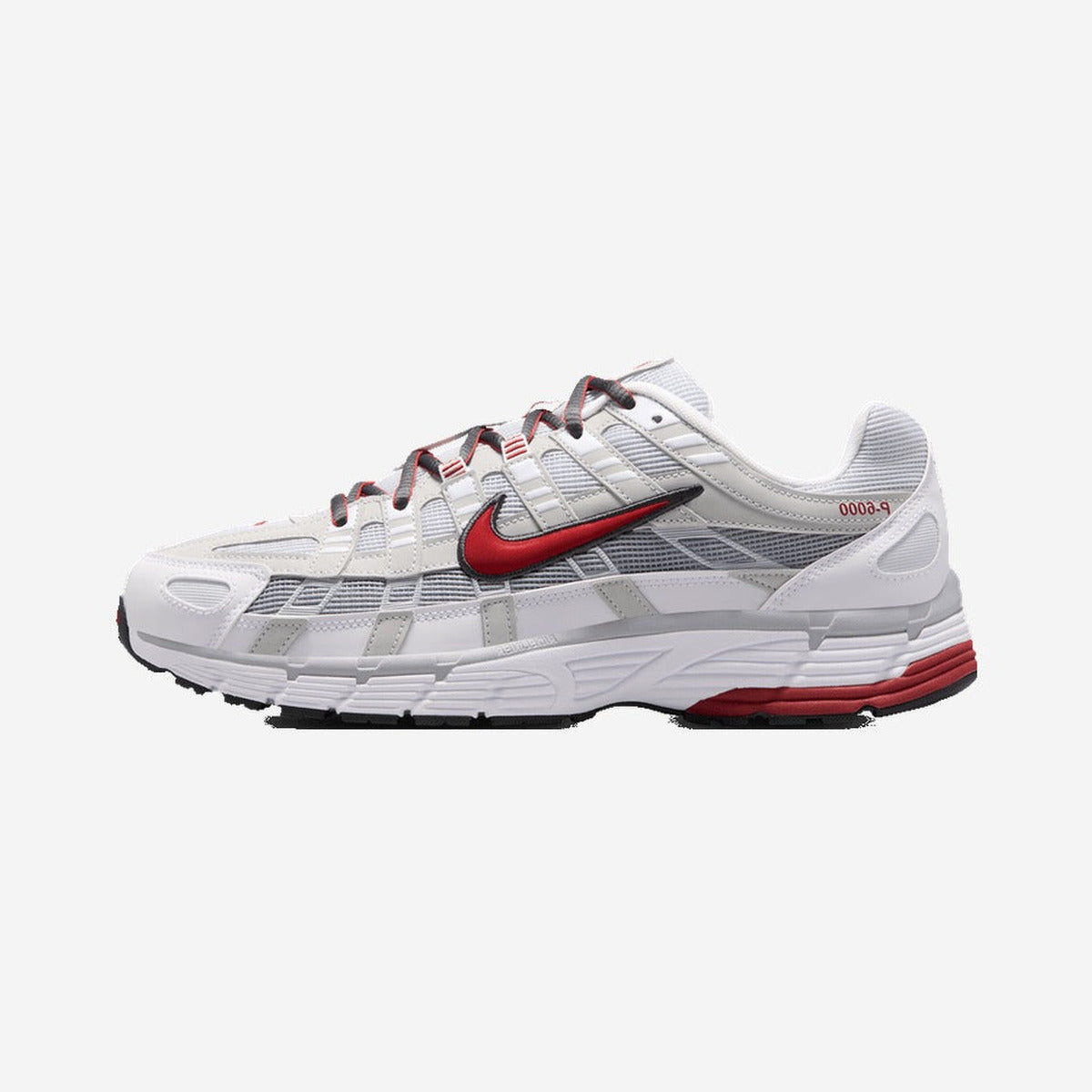 Nike P-6000 White Platinum Red