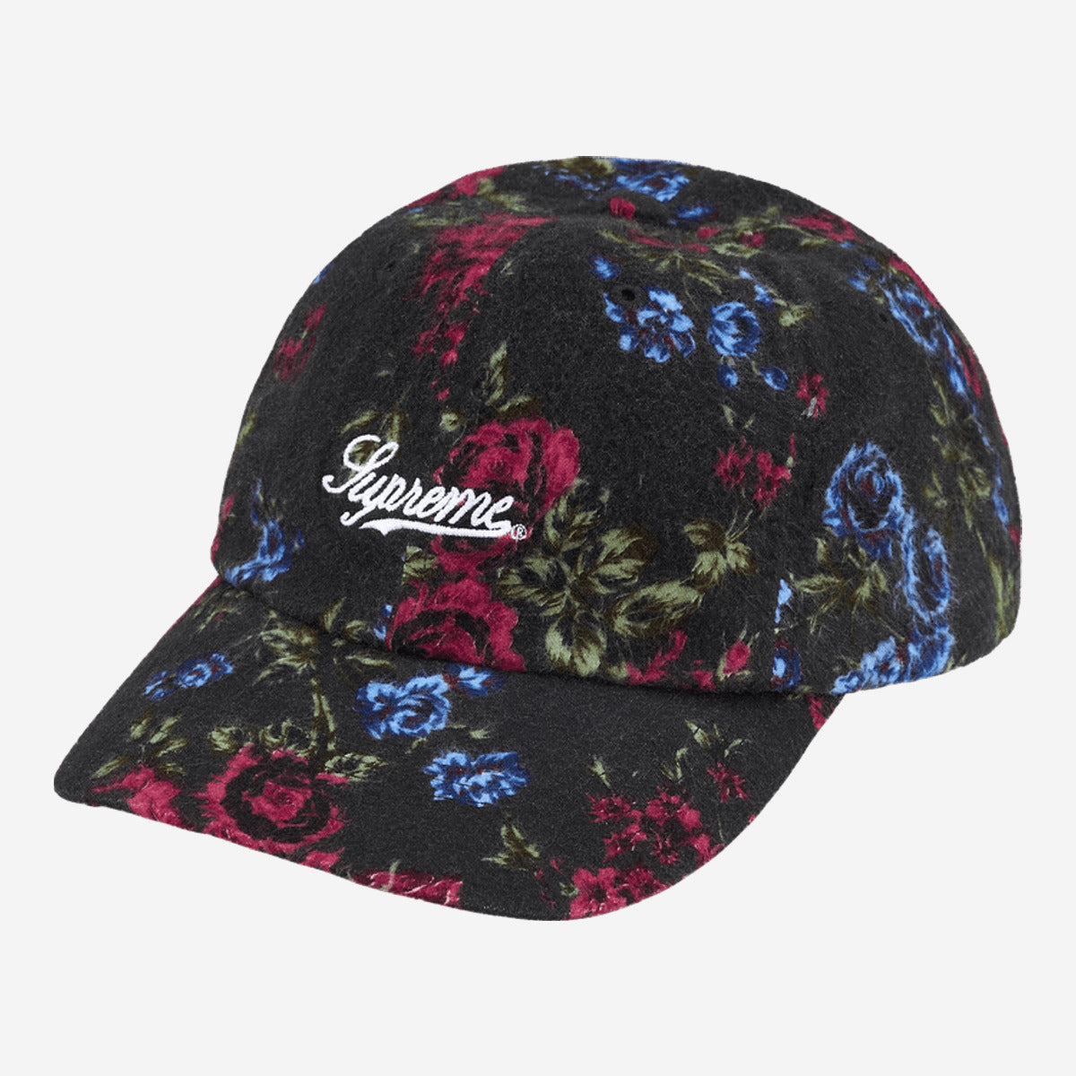 Supreme Floral Flannel 6-Panel 'Black' SS26H112-BLACK — Sneakers Supreme su LAB19