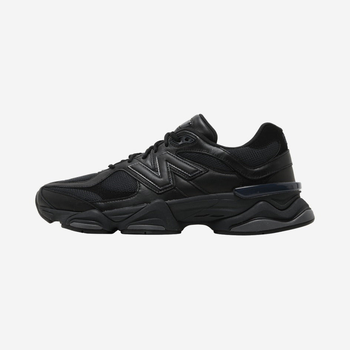 New Balance 9060 Triple Black Leather