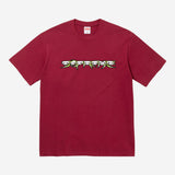 Supreme Skulls Spellout Tee 'Cardinal'