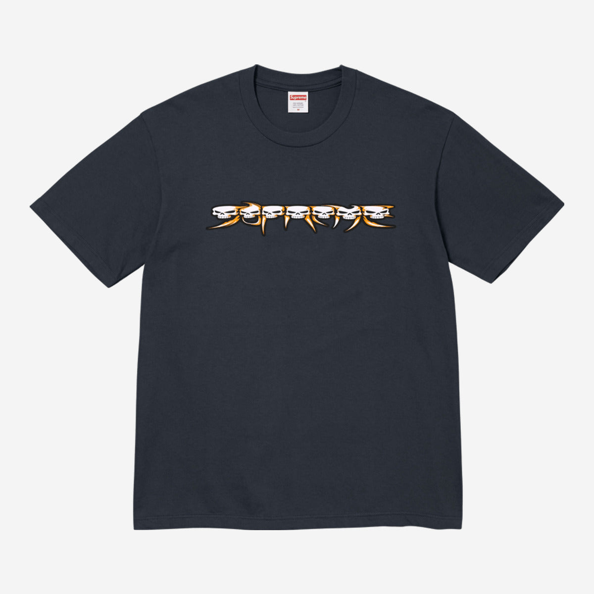 Supreme Skulls Spellout Tee 'Navy' FW26T24-NAVY — Abbigliamento Supreme su LAB19