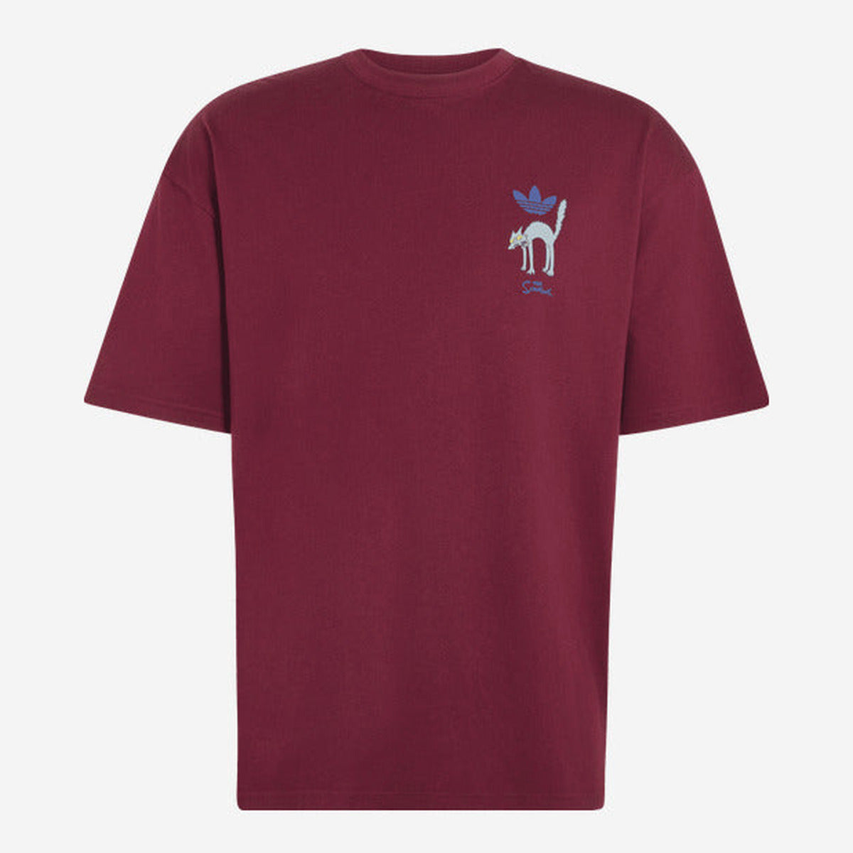 adidas Snowball Graphic Oversized T-shirt Maroon LG5065 — Abbigliamento Adidas su LAB19