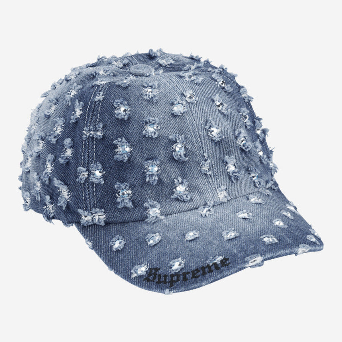 Supreme Hole Punch Rhinestone Denim 6-Panel 'Washed Indigo' FW26H32-WASHED-INDIGO — Sneakers Supreme su LAB19