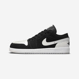 Air Jordan 1 Low Black White Diamond