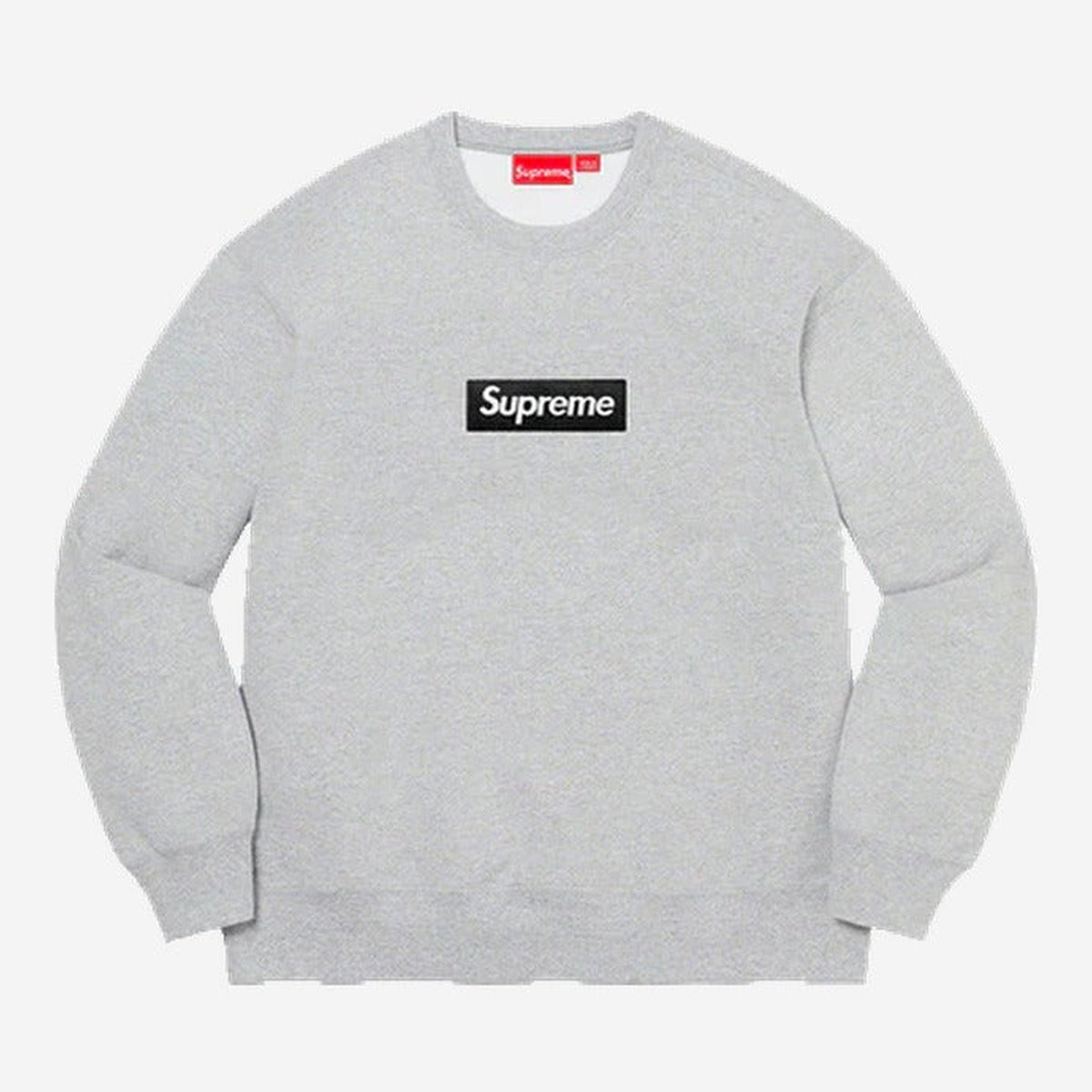 Supreme Box Logo Crewneck Heather Grey