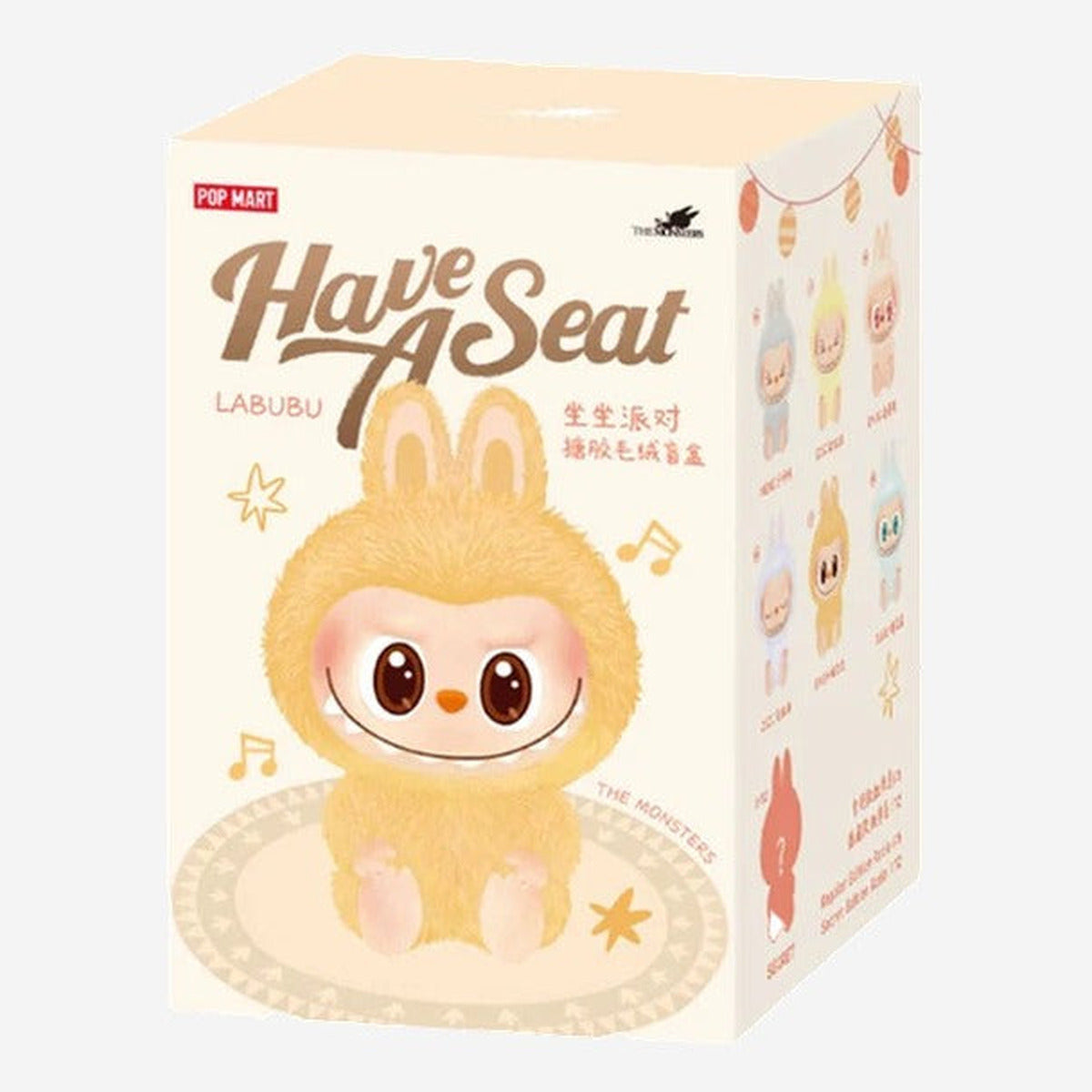 Pop Mart Labubu The Monsters Have a Seat Vinyl Plush Blind Box