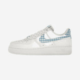 Nike Air Force 1 Low '07 Essential White University Blue Gingham