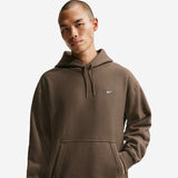 Nike Solo Swoosh Men's Pullover Hoodie Dark Hazel/White