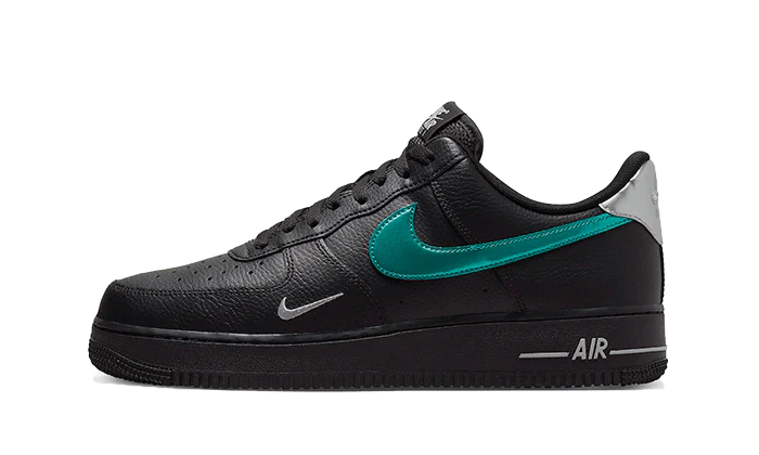 Nike Air Force 1 '07 Low Black Blue Lightning