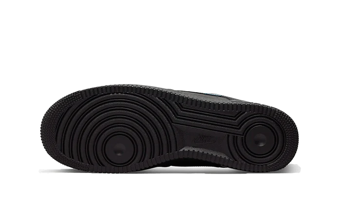 Nike Air Force 1 '07 Low Black Blue Lightning