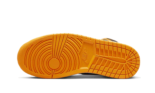 Air Jordan 1 Mid Fat Tongue Black Orange