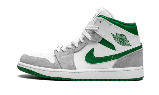 Air Jordan 1 Mid Grey Green