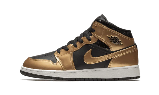 Air Jordan 1 Mid Metallic Gold
