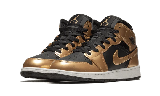 Air Jordan 1 Mid Metallic Gold