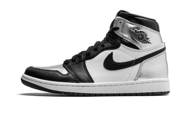 Air Jordan 1 Retro High Silver Toe