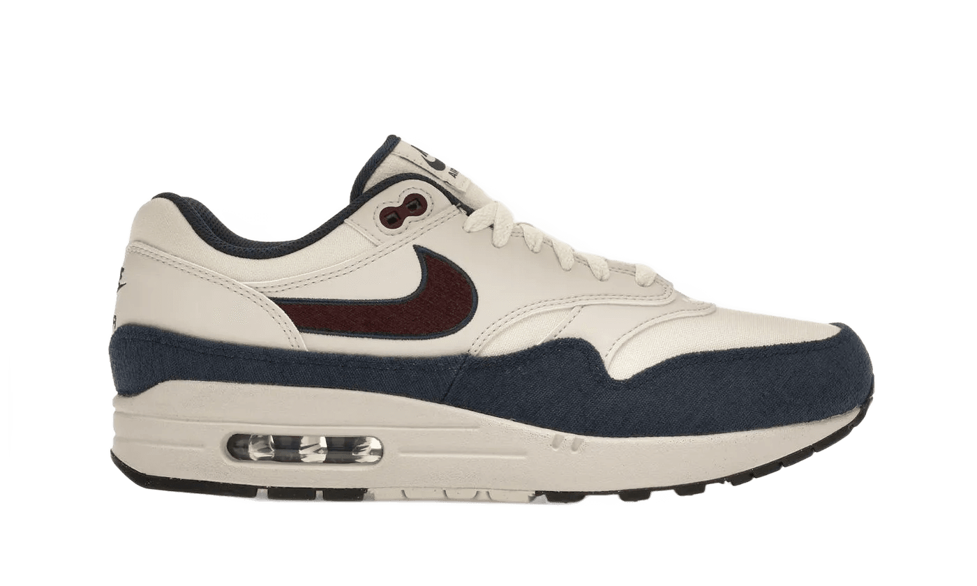 Air Max 1 Coconut Milk Burgundy Crush Navy - FN6952-103