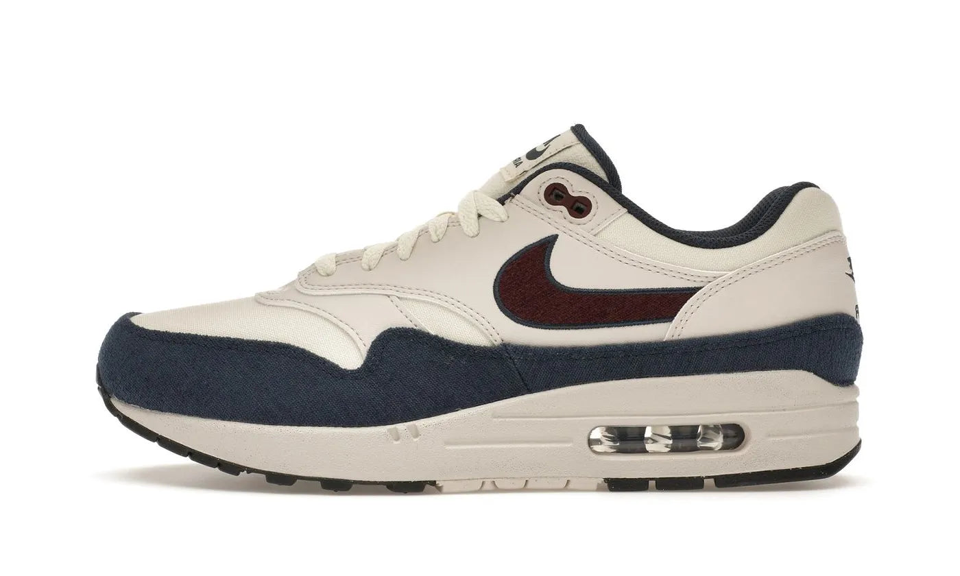 Air Max 1 Coconut Milk Burgundy Crush Navy - FN6952-103