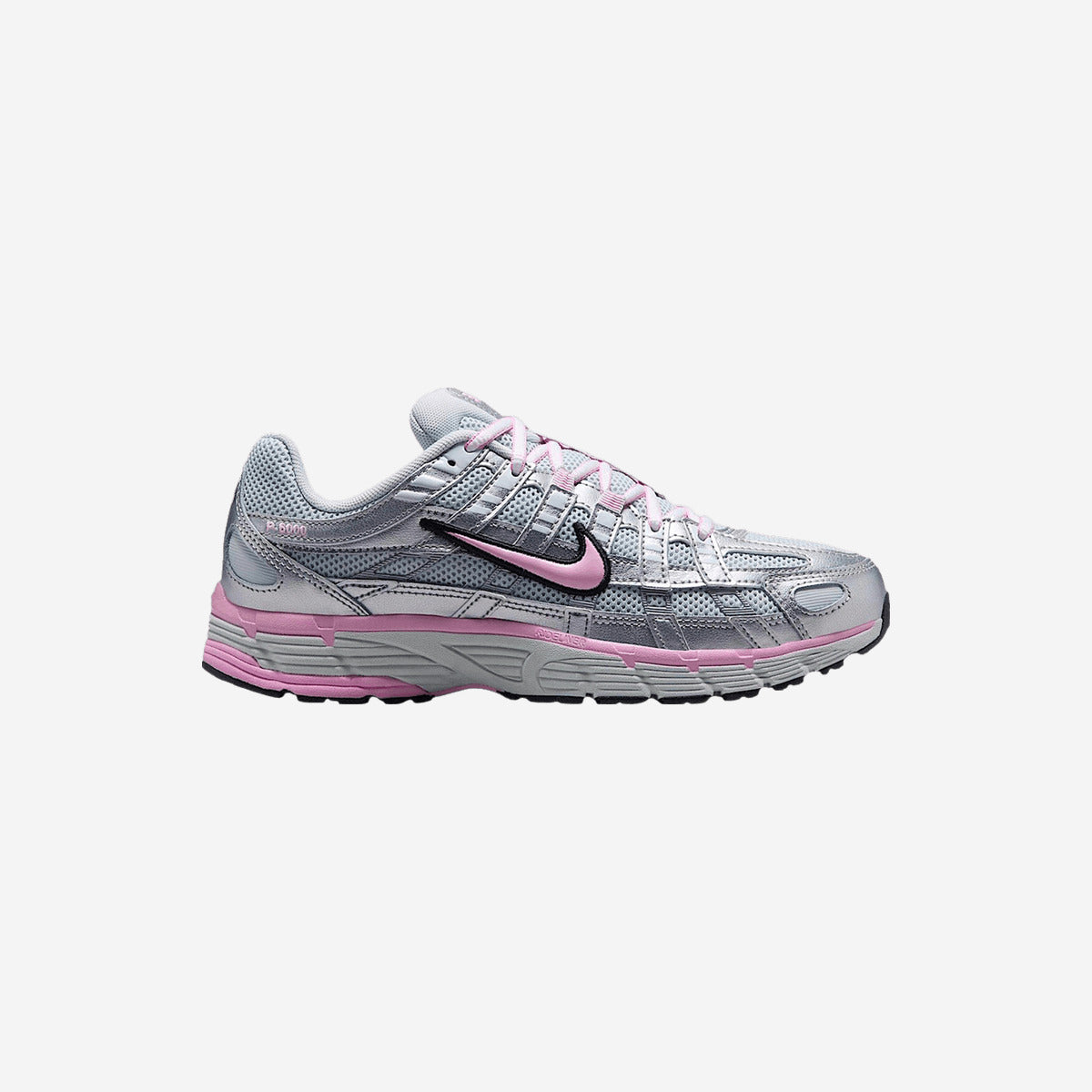 Nike P-6000 Pure Platinum Metallic Silver Black Pink (Women's) BV1021-020 — Sneakers Nike su LAB19