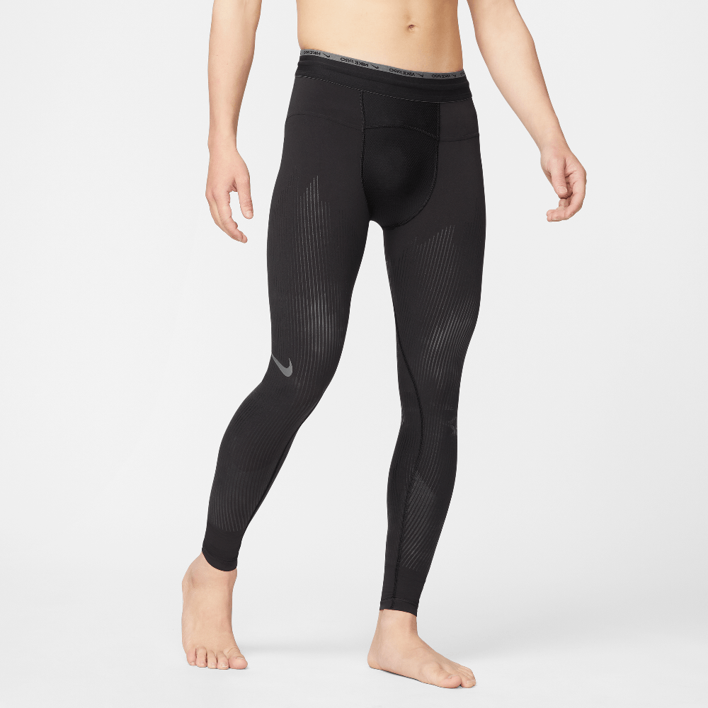 Nike Pro Dri-FIT ADV Recovery Men's Tights Black/Black/Iron Grey DD1705-010 — Abbigliamento Nike su LAB19