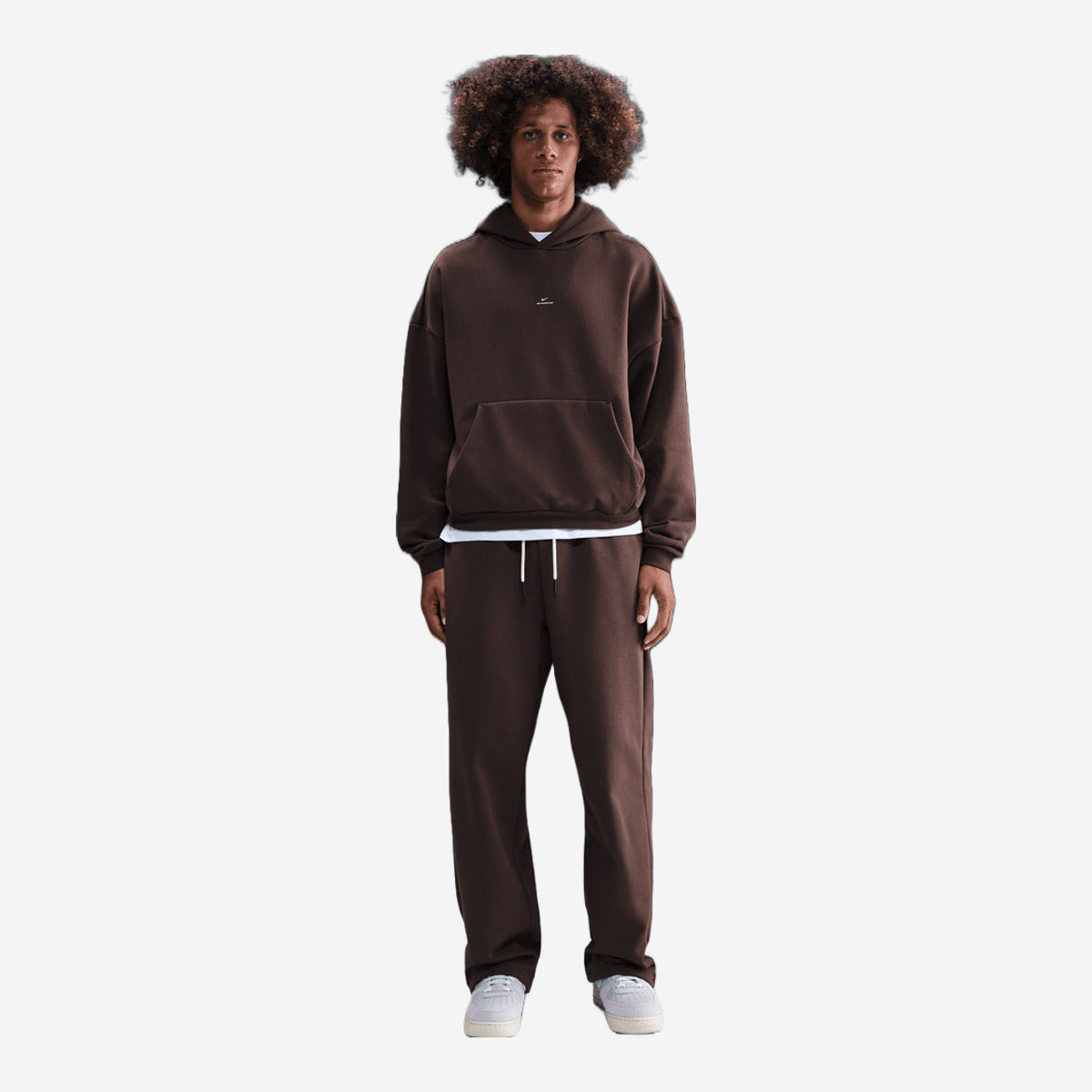 Nike Standard Issue Brushed Pullover Hoodie Baroque Brown IM5918-237 — Abbigliamento Nike su LAB19