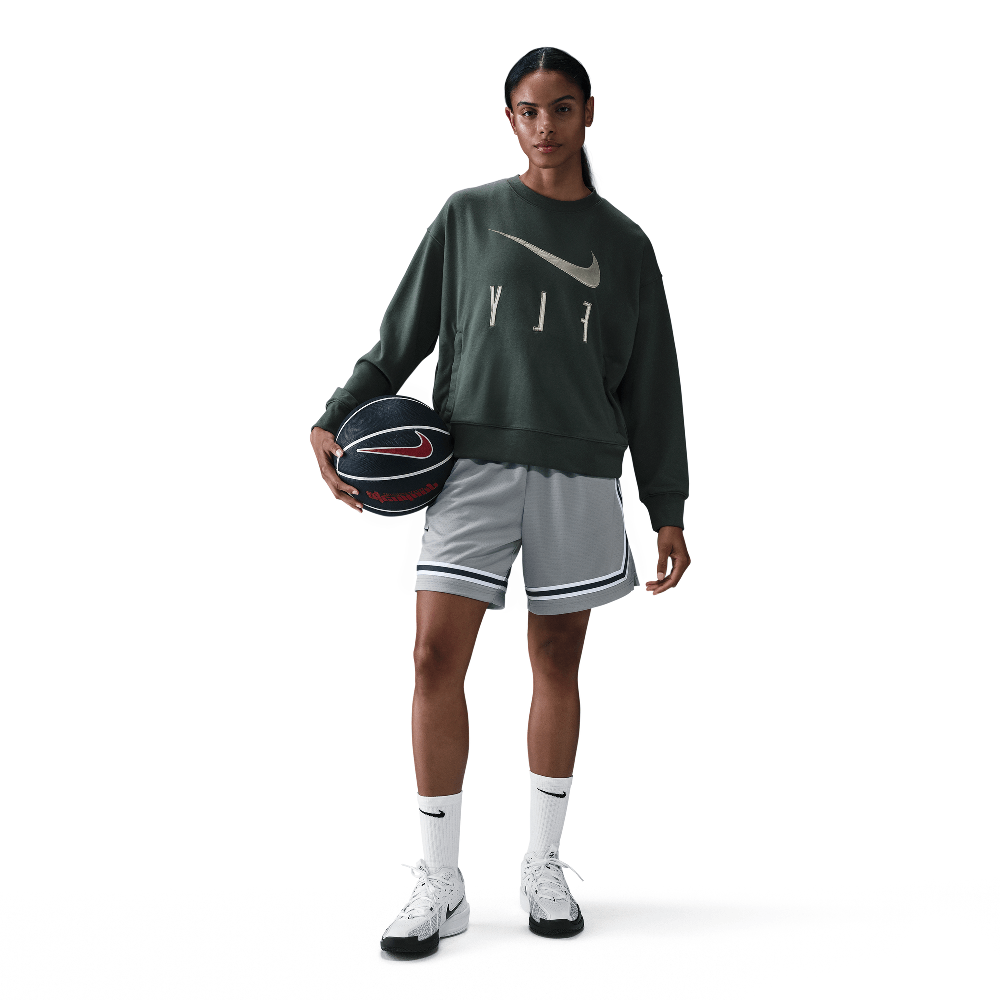 Nike Swoosh Fly Women's Dri-FIT French Terry Crew-Neck Basketball Sweatshirt Vintage Green/Jade Horizon/White FQ6035-338 — Abbigliamento Nike su LAB19