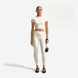 NikeSKIMS Matte Women's High-Waisted 66cm (approx.) Leggings NSKM Actv Ivory
