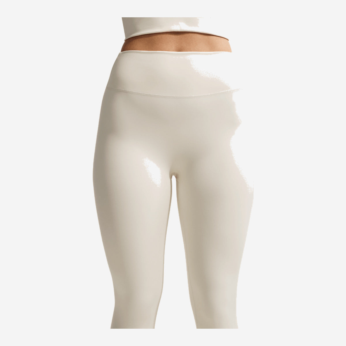 NikeSKIMS Matte Women's High-Waisted Cropped 43cm (approx.) Leggings NSKM Actv Ivory/NSKM Actv Ivory IU2210-108 — Abbigliamento Nike su LAB19