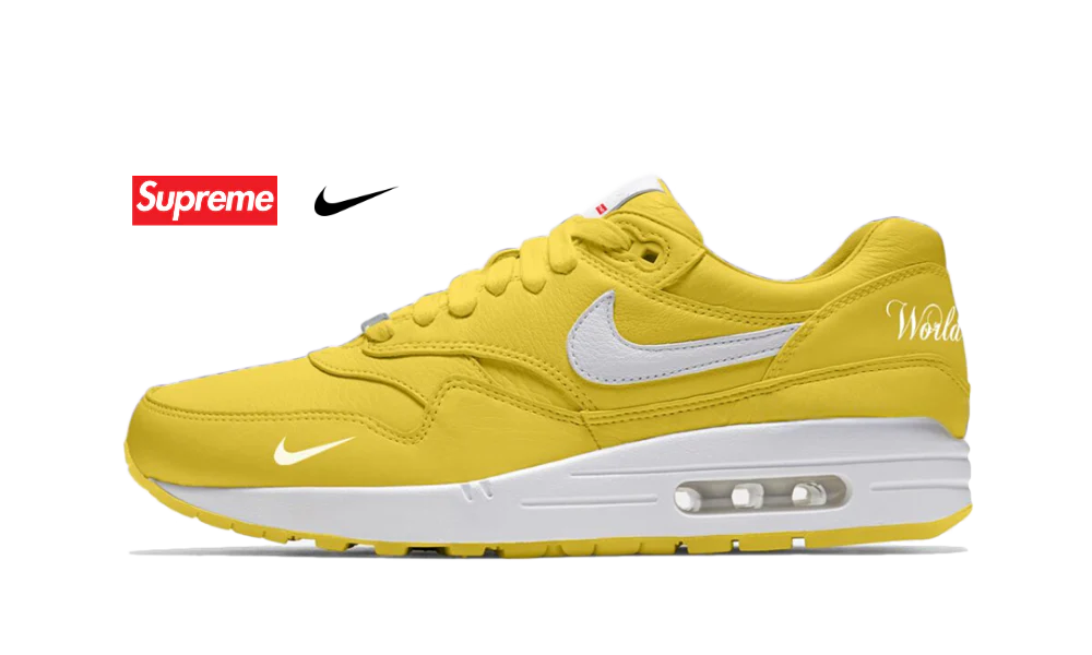 Nike Air Max 1 \&87 SP Supreme Speed Yellow