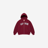 Supreme Arc Thermal Lined Zip Up Hooded Sweatshirt 'Cardinal'