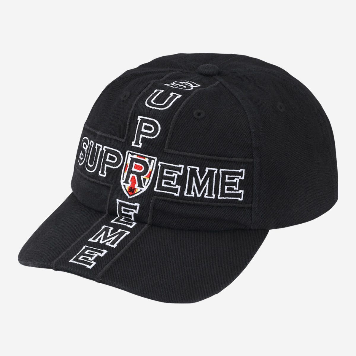 Supreme Cross 6-Panel 'Black' FW26H63-BLACK — Abbigliamento Supreme su LAB19