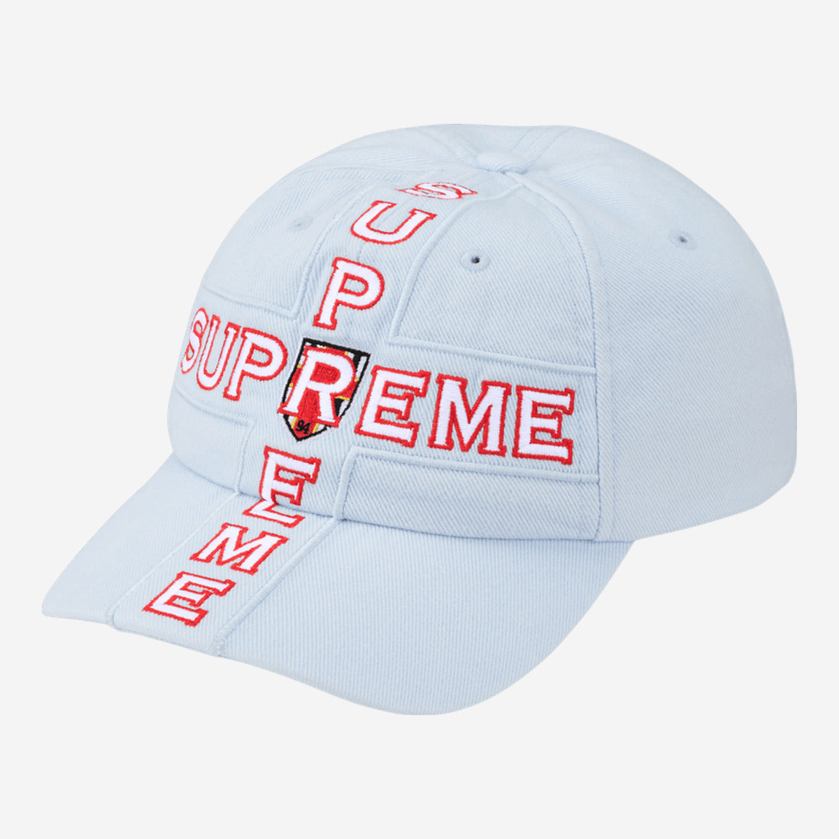 Supreme Cross 6-Panel 'Light Blue' FW26H63-LIGHT-BLUE — Abbigliamento Supreme su LAB19