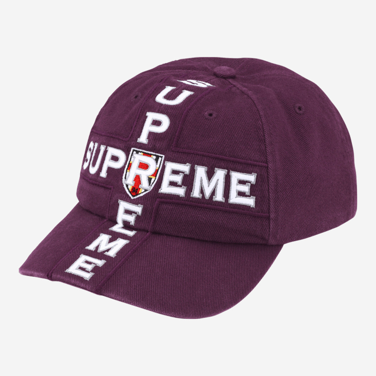 Supreme Cross 6-Panel 'Plum' FW26H63-PLUM — Abbigliamento Supreme su LAB19