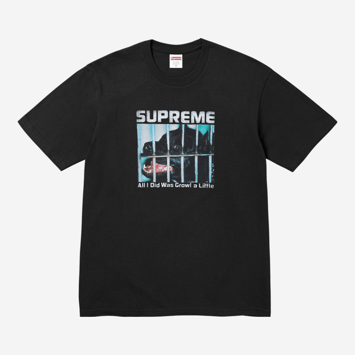Supreme Growl Tee 'Black' FW26T5-BLACK — Abbigliamento Supreme su LAB19