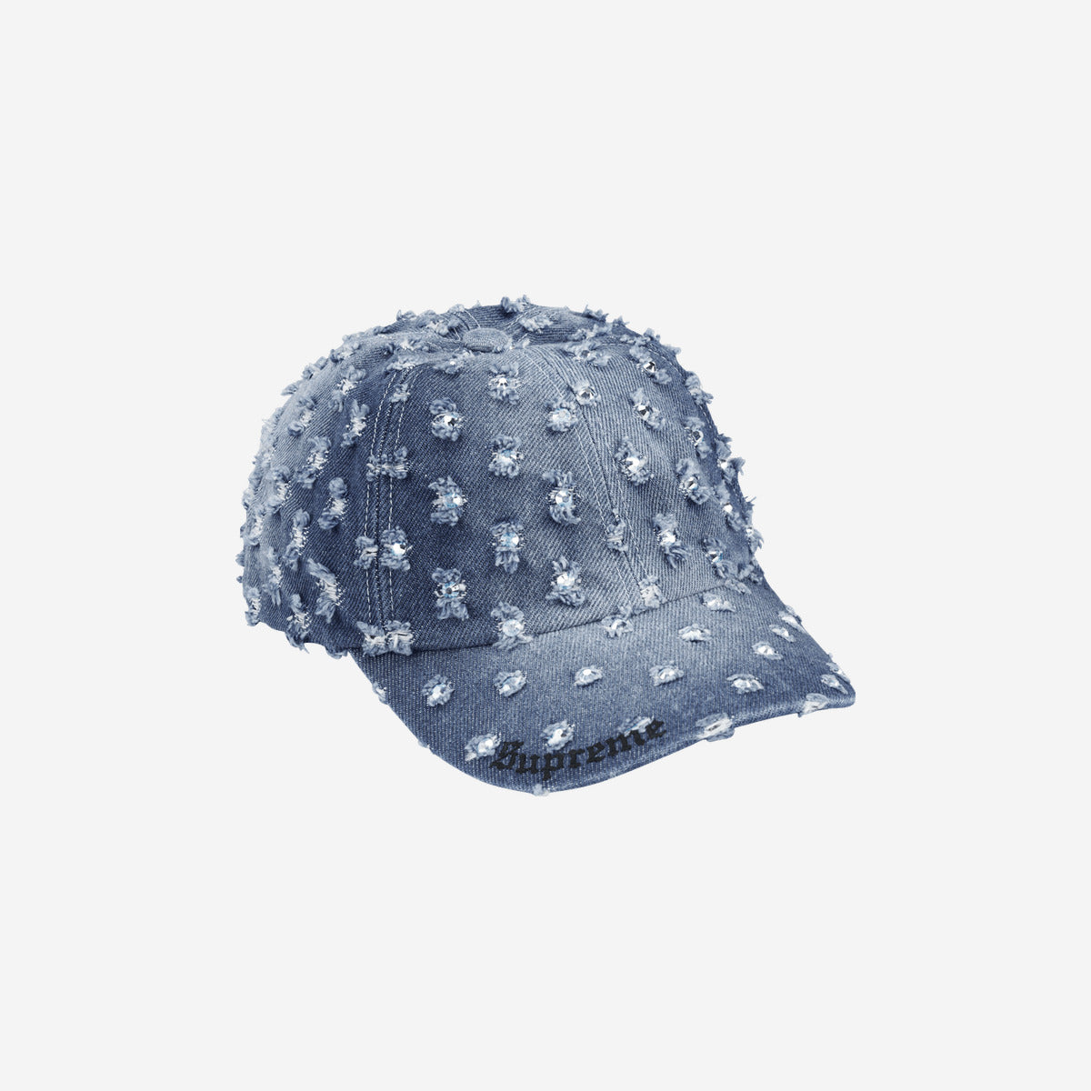 Supreme Hole Punch Rhinestone Denim 6-Panel 'Washed Indigo' FW26H32-WASHED-INDIGO — Sneakers Supreme su LAB19