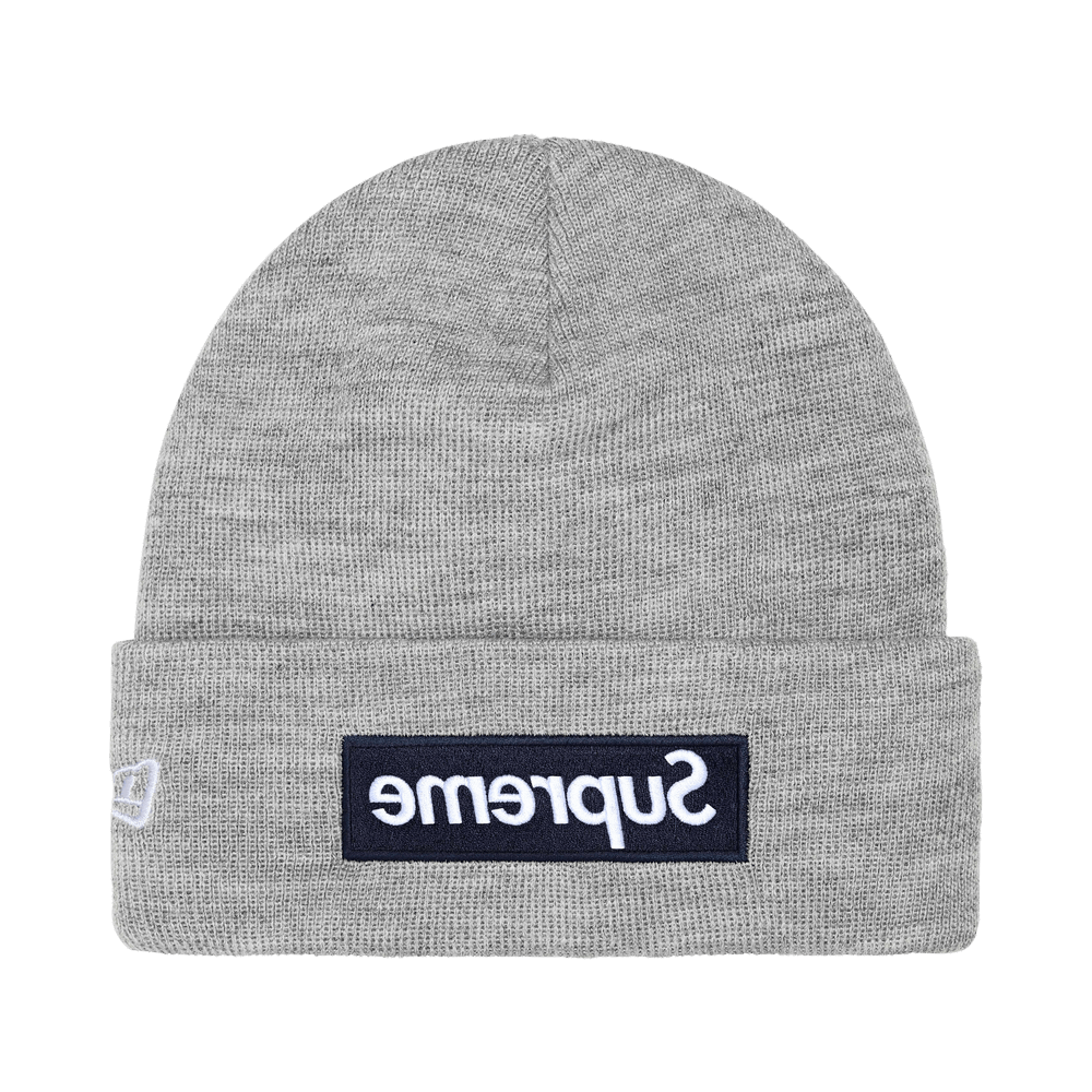Supreme New Era Box Logo Beanie 'Heather Grey' FW25BN5-HEATHER-GREY — Sneakers Supreme su LAB19