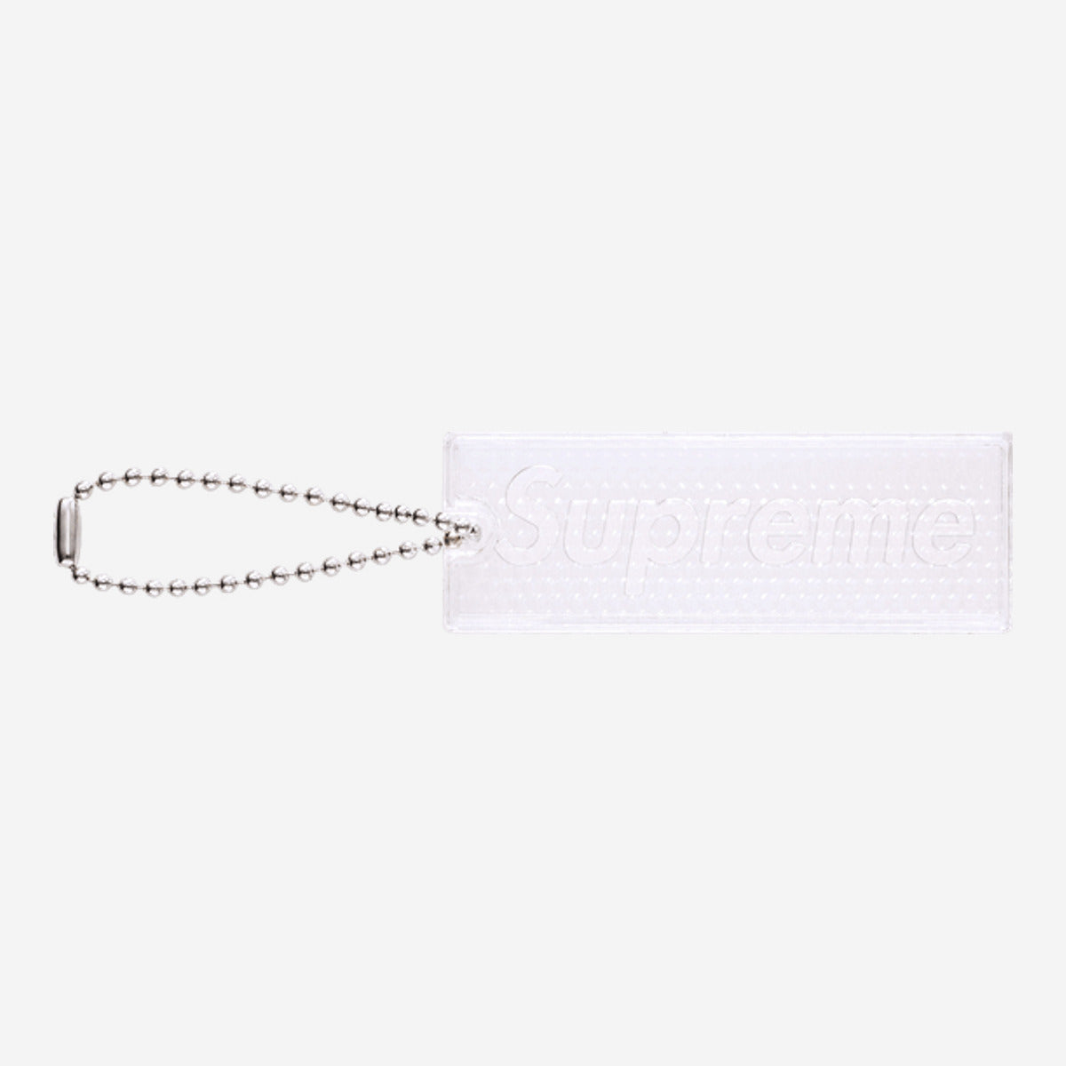 Supreme Reflective Keychain Clear FW26A108-CLEAR — Abbigliamento Supreme su LAB19