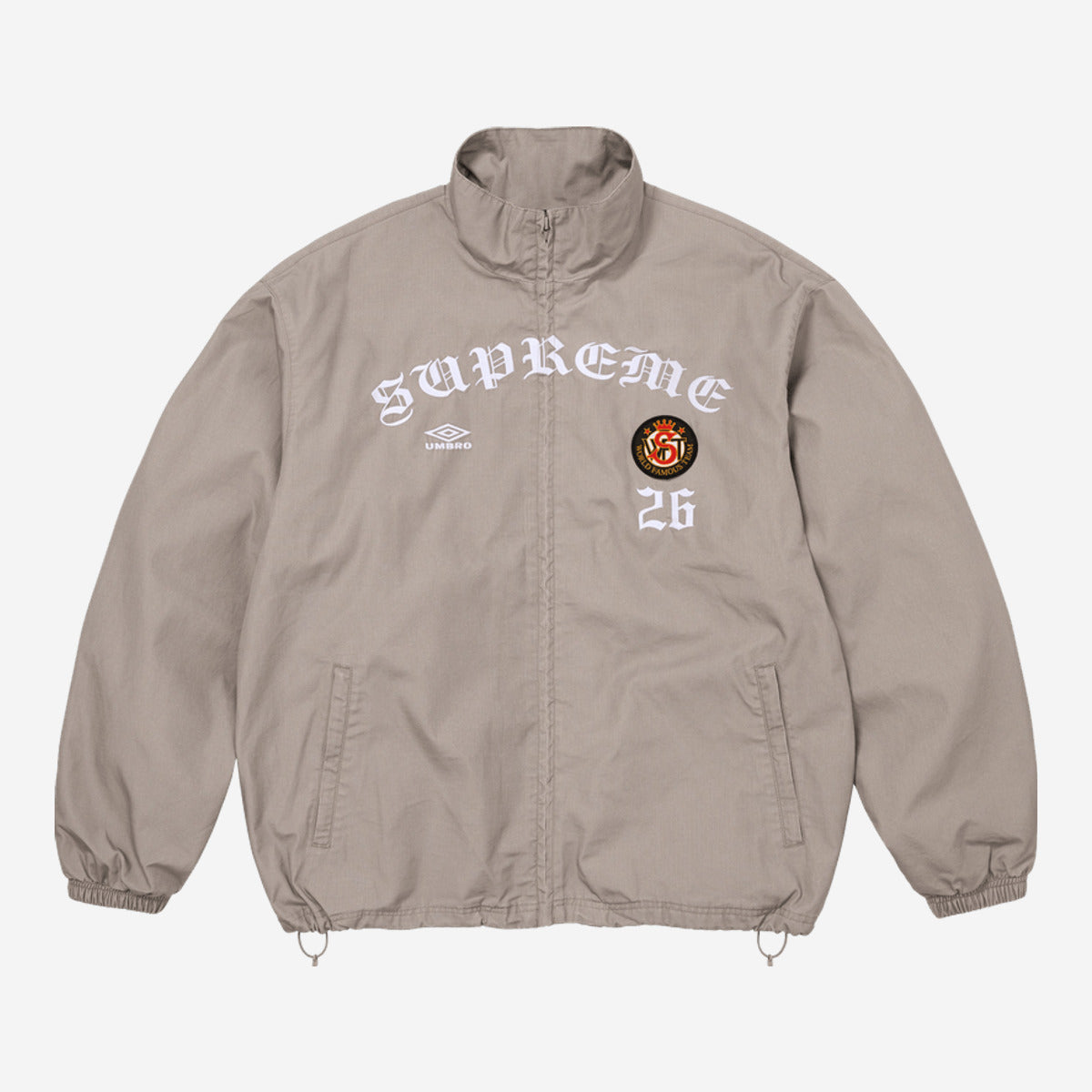 Supreme x Umbro Cotton Ripstop Track Jacket 'Grey' FW26J92-GREY — Abbigliamento Supreme su LAB19