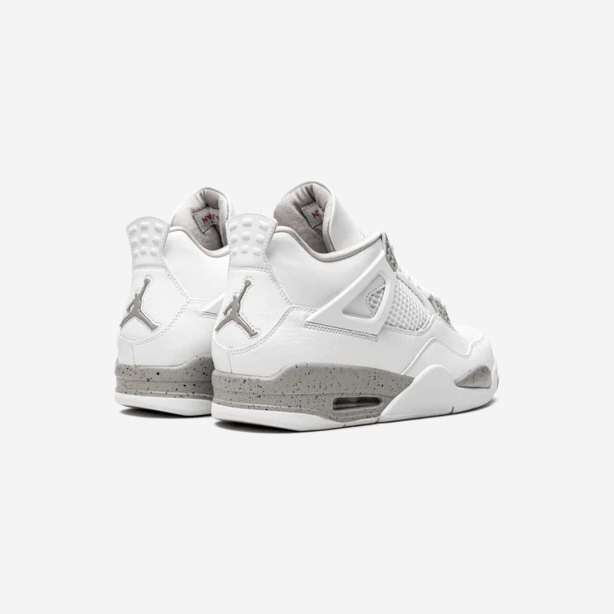Air Jordan 4 Tech White (White Oreo)