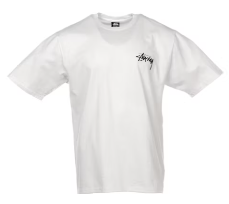 Maglietta Stussy Fuzzy Dice bianco — Stüssy