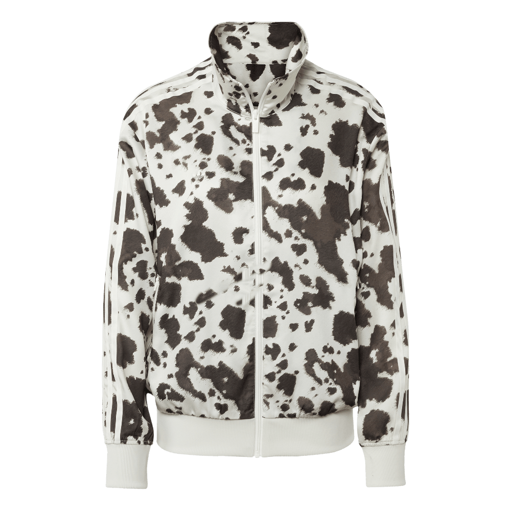 adidas Originals Satin Cow Print Track Top — Giacche e giubbotti