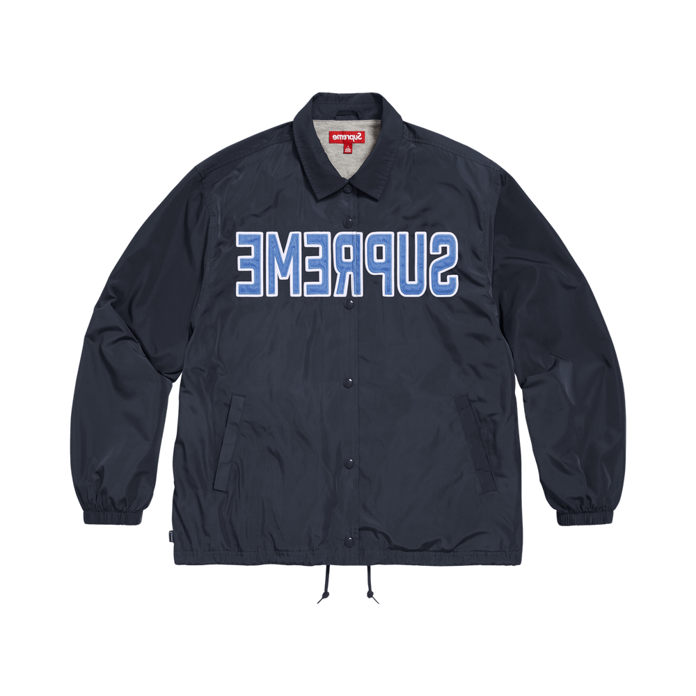 Giacche e giubbotti: Supreme Spellout Coaches Jacket 'Navy'