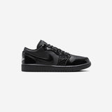 jordan 1 low se patent elephant black (women's)