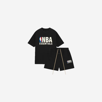 Fear of God Essentials NBA Black White Summer Set