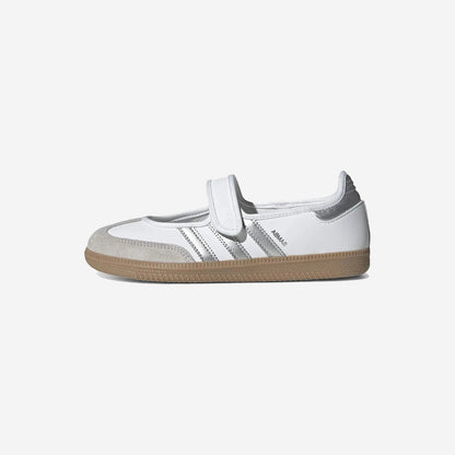 Adidas Samba Jane White Silver Metallic