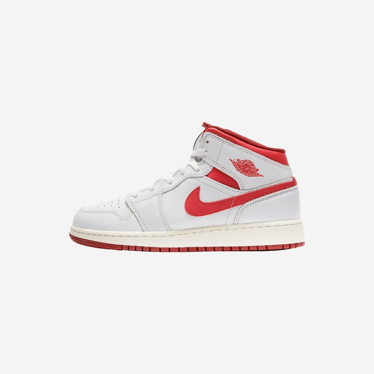 Air Jordan 1 Mid SE White Dune Red